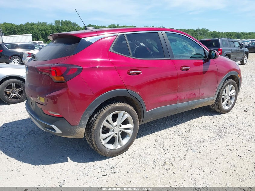 Vin: kl4mmcsl6lb117194, lot: 45803056, buick encore gx awd preferred 20204