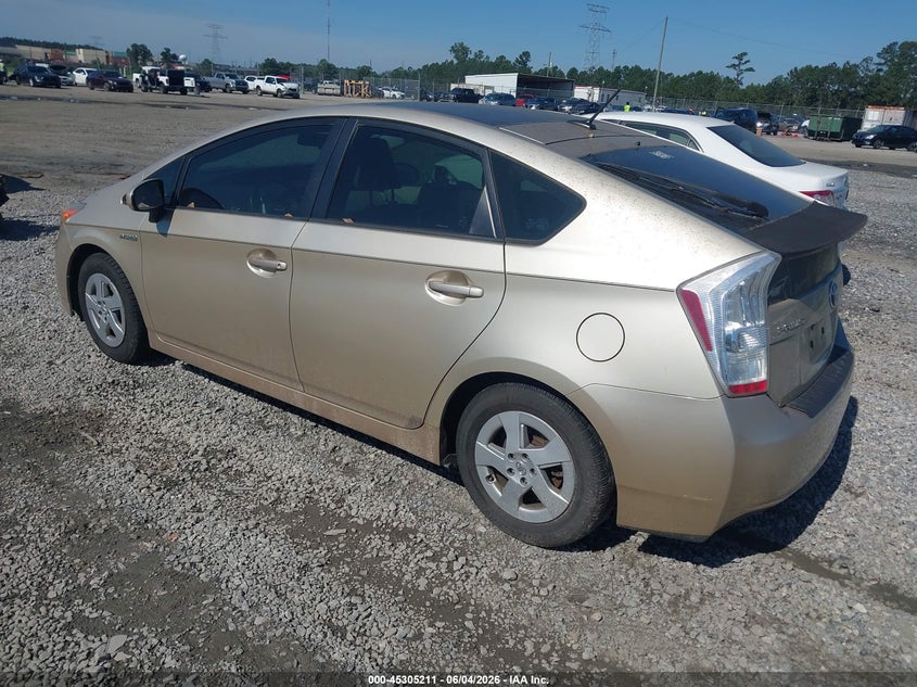 Vin: jtdkn3du2a0222534, lot: 45803074, toyota prius iii 20103
