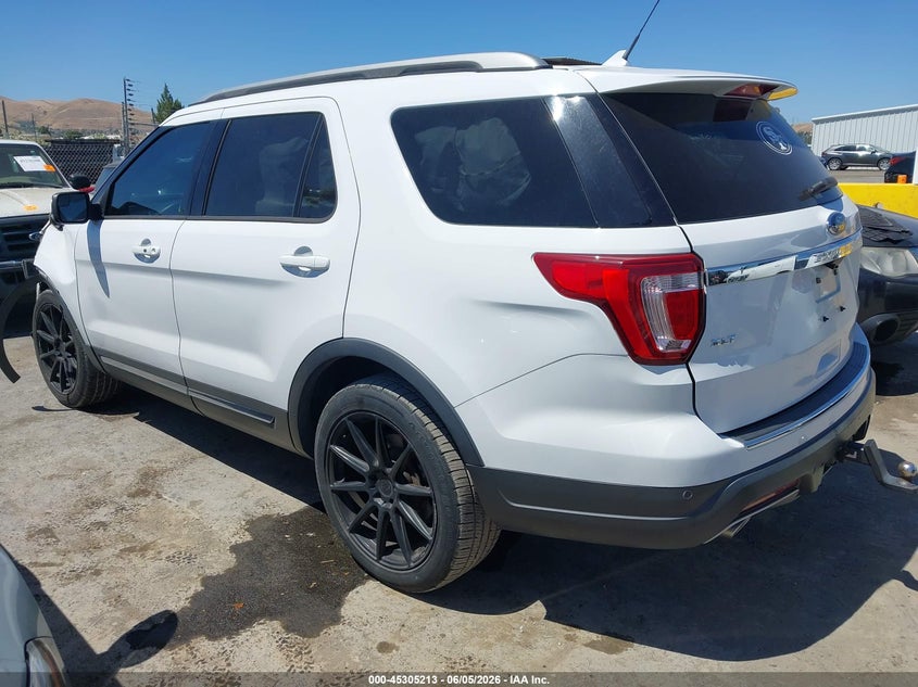 Vin: 1fm5k7d84jga98348, lot: 45803076, ford explorer xlt 20183
