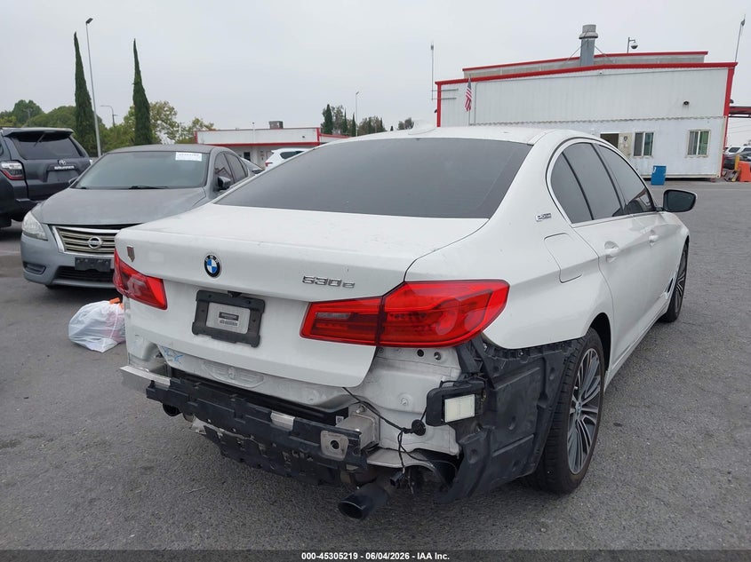 Vin: wbaja9c50kb399400, lot: 45803082, bmw 530e iperformance 20194
