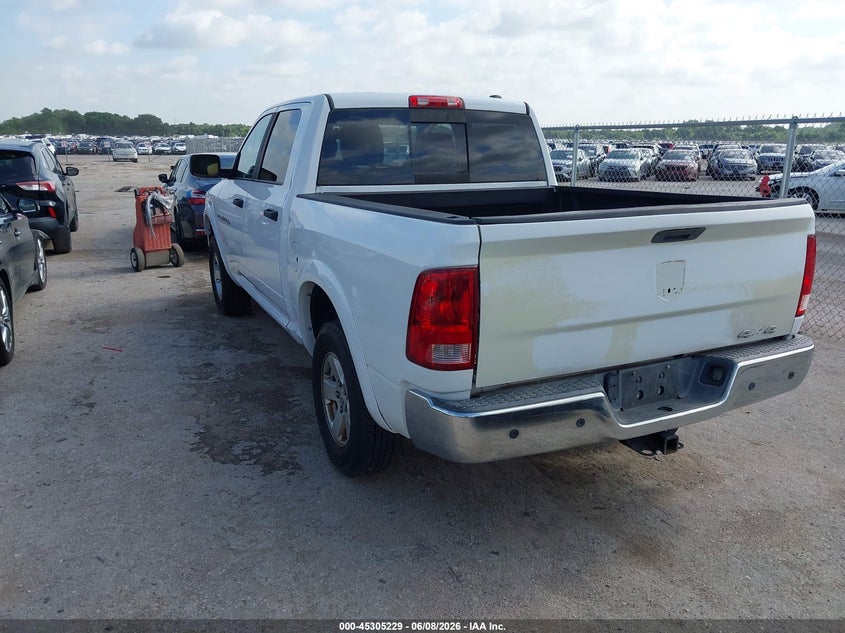 Vin: 1c6rd7lt4cs175829, lot: 45803092, ram 1500 slt 20123