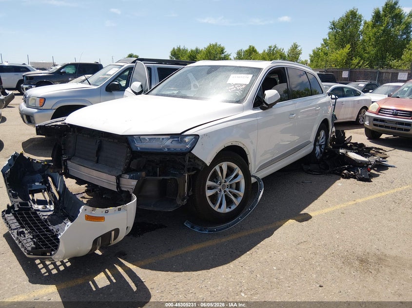 Vin: wa1laaf79jd004623, lot: 45803094, audi q7 3.0t premium 20182