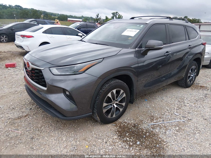 Vin: 5tdkdrbh4ps013328, lot: 45803102, toyota highlander xle 20232