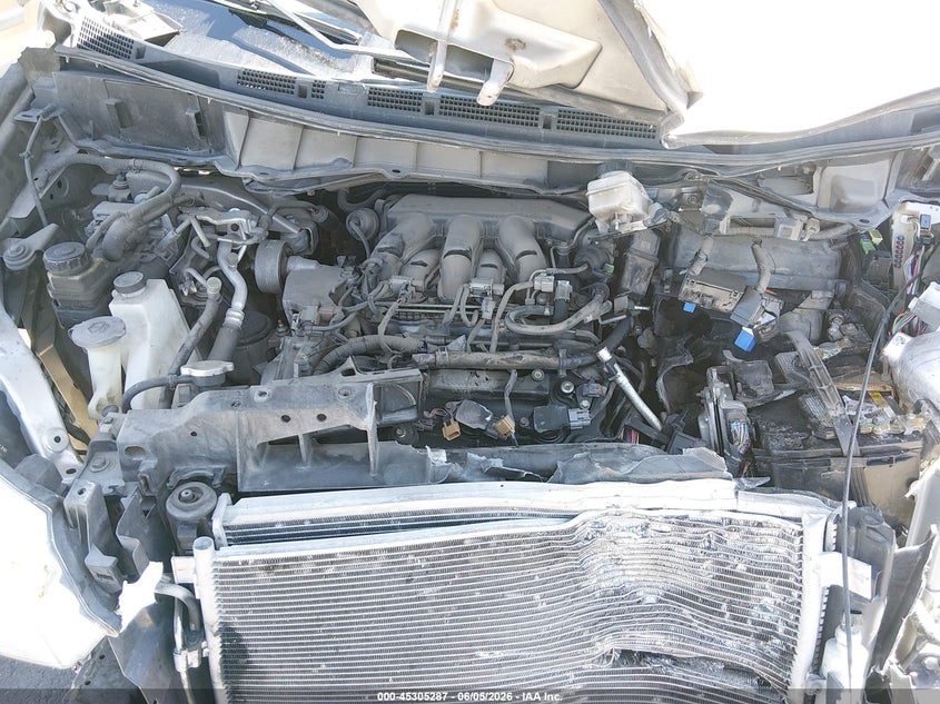 2013 Nissan Quest Sv VIN: JN8AE2KP2D9062131 Lot: 45305287