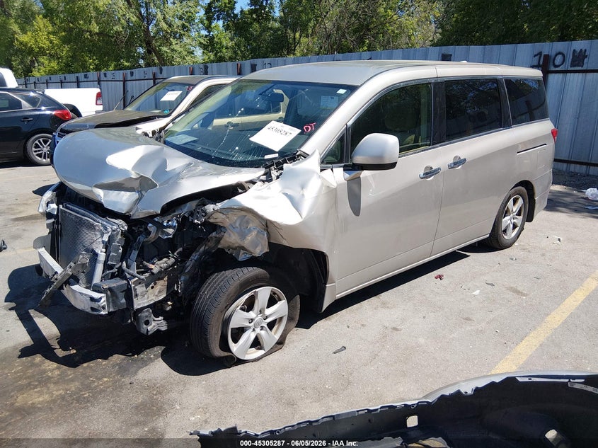 Vin: jn8ae2kp2d9062131, lot: 45803150, nissan quest sv 20132