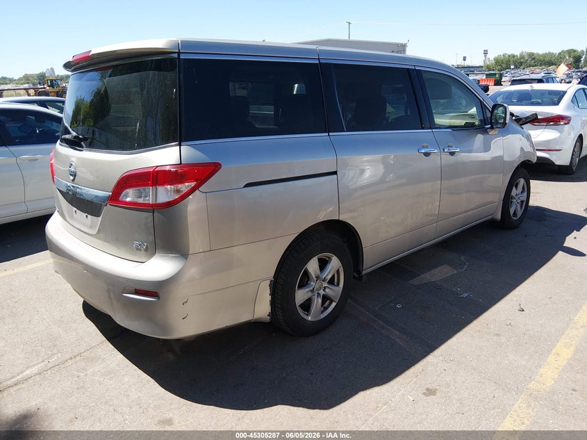 Vin: jn8ae2kp2d9062131, lot: 45803150, nissan quest sv 20134