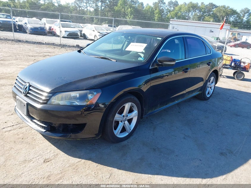 Vin: 1vwbp7a32dc070073, lot: 45803167, volkswagen passat 2.5l se 20132