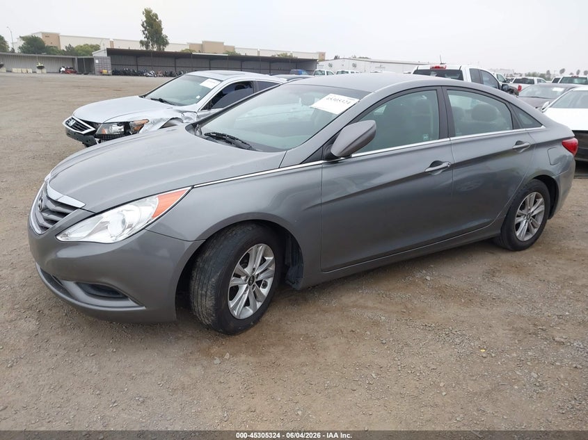 2012 Hyundai Sonata 2.4 Gls grey Lot 111045305324 Vin 5NPEB4AC6CH407585