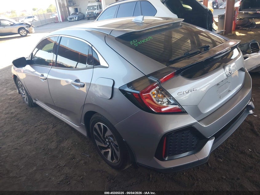 Vin: shhfk7h26ju231358, lot: 45803188, honda civic lx 20183
