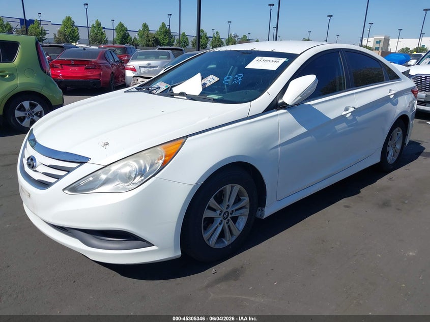 Vin: 5npeb4ac5eh880333, lot: 45803209, hyundai sonata gls 20142