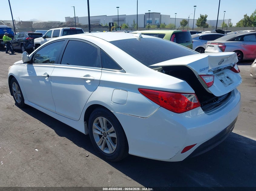 Vin: 5npeb4ac5eh880333, lot: 45803209, hyundai sonata gls 20143