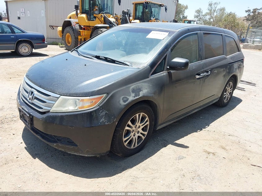 Vin: 5fnrl5h41bb098303, lot: 45803283, honda odyssey ex 20112