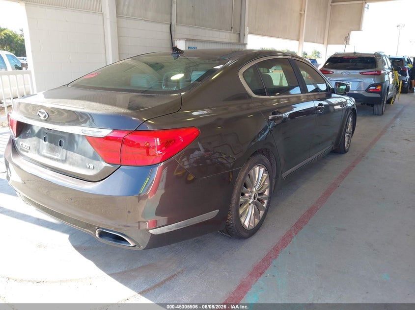 Vin: knalw4d45f6022367, lot: 45803369, kia k900 luxury 20154