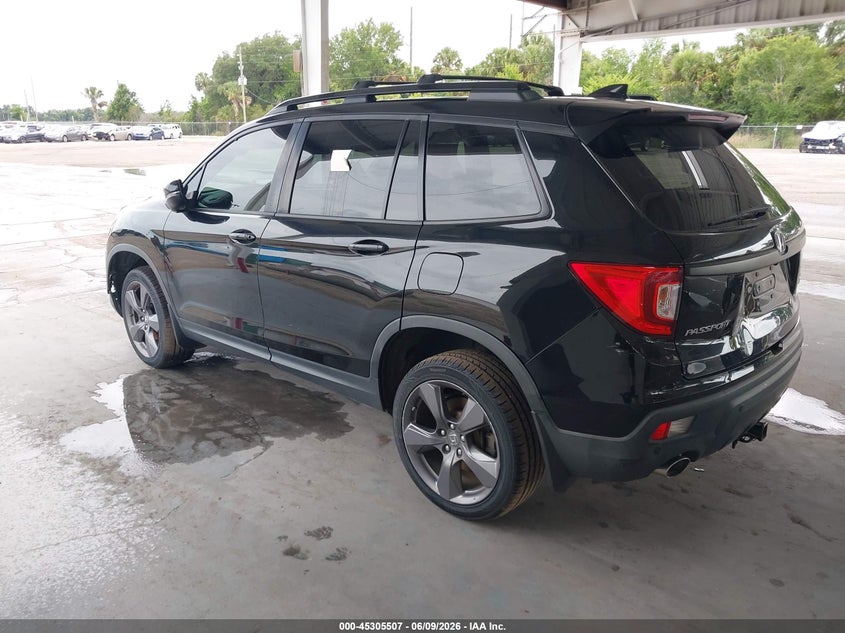 Vin: 5fnyf8h90lb014361, lot: 45803370, honda passport awd touring 20203