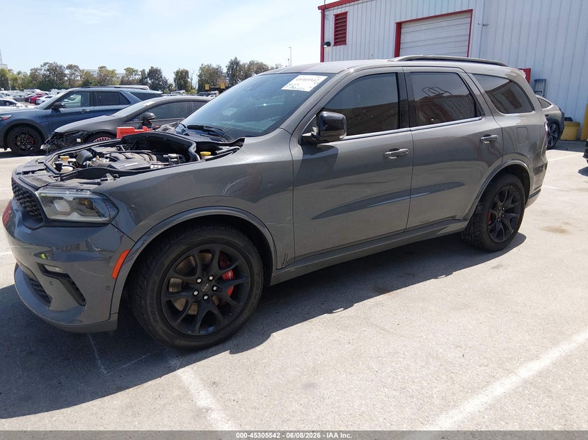 Vin: 1c4sdjgj0nc217524, lot: 45803405, dodge durango srt 392 awd 20222