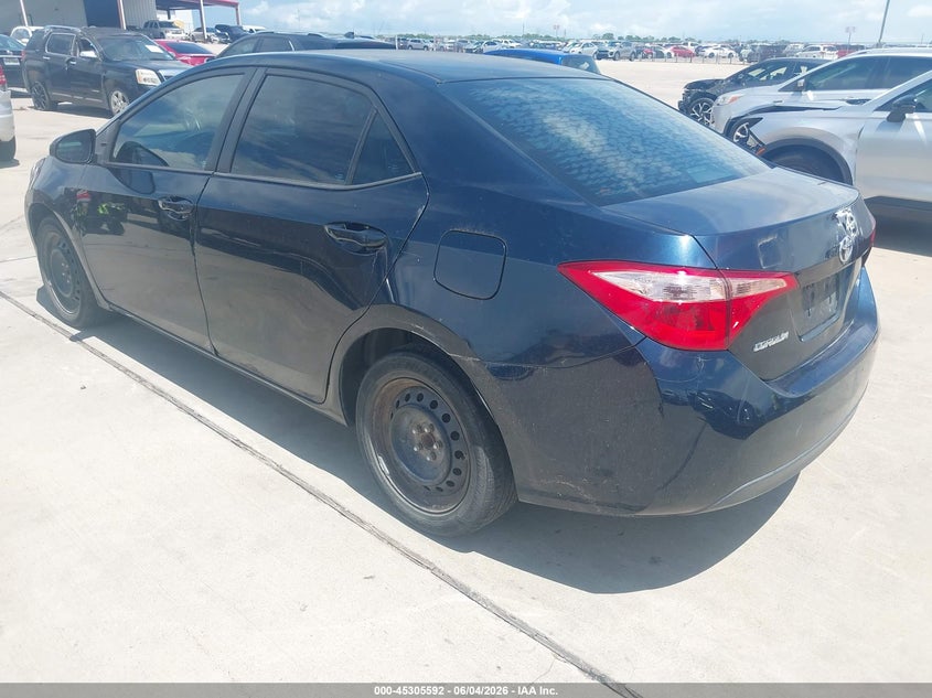 Vin: 5yfburhe0hp622911, lot: 45803455, toyota corolla le 20173