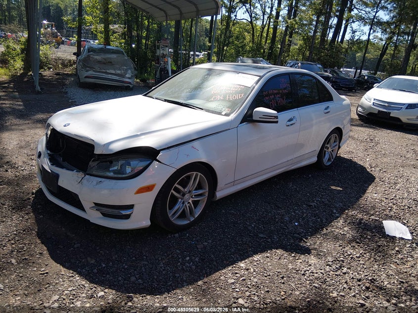 Vin: wddgf4hb6er314478, lot: 45803492, mercedes-benz c 250 sport 20142