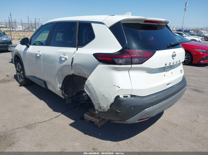 Vin: 5n1bt3ba4pc949109, lot: 45803503, nissan rogue sv fwd 20233