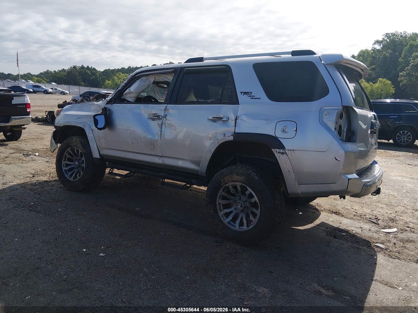 Vin: jtebu5jr3g5304536, lot: 45803507, toyota 4runner trail 20163