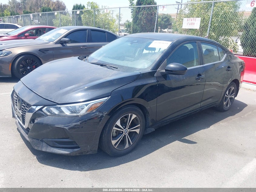 Vin: 3n1ab8cv0ny246292, lot: 45803521, nissan sentra sv xtronic cvt 20222