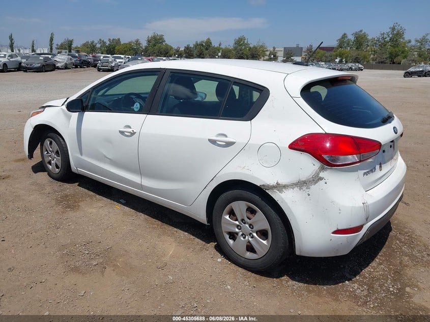 Vin: knafk5a85j5773182, lot: 45803551, kia forte lx 20183