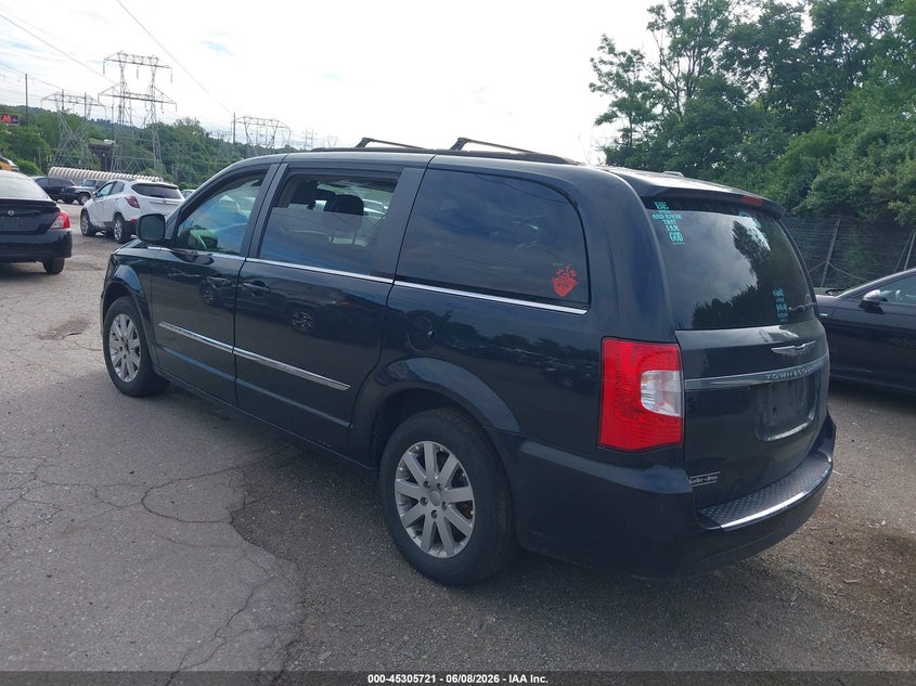 Vin: 2c4rc1bg5fr563154, lot: 45803584, chrysler town & country touring 20153