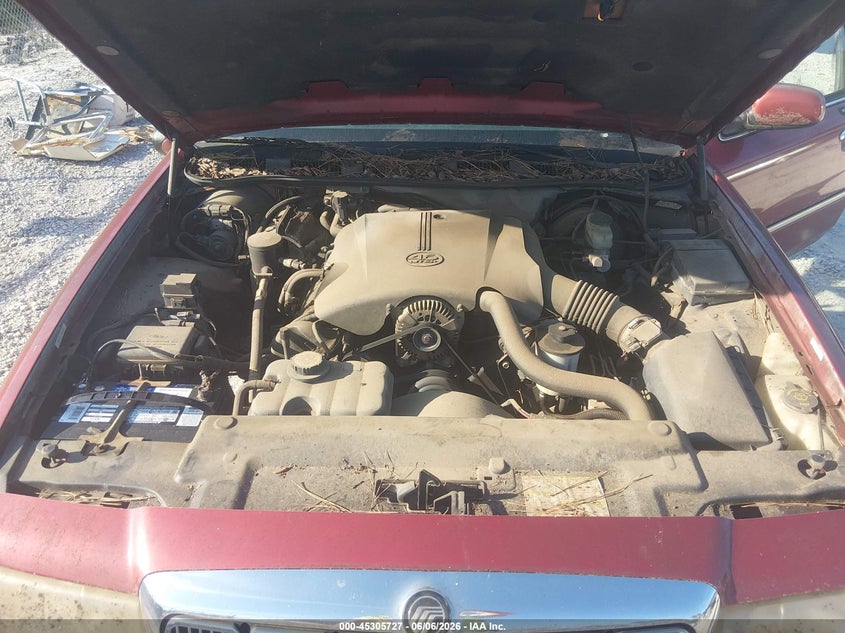 2001 Mercury Grand Marquis Ls VIN: 2MEFM75W11X643060 Lot: 45305727