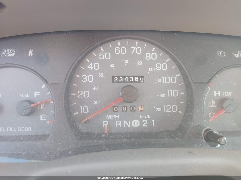 2001 Mercury Grand Marquis Ls VIN: 2MEFM75W11X643060 Lot: 45305727