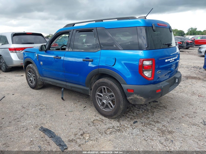 Vin: 3fmcr9bn5sre48197, lot: 45803606, ford bronco sport big bend 20253