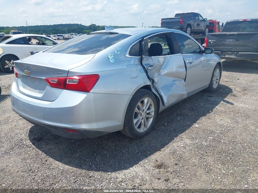 Vin: 1g1ze5st7hf124958, lot: 45803631, chevrolet malibu 1lt 20174