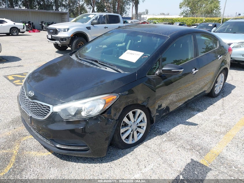 Vin: knafx4a60e5141643, lot: 45803640, kia forte lx 20142