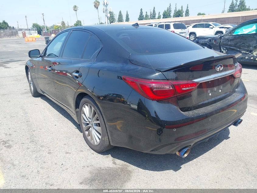 Vin: jn1ev7bp1mm706180, lot: 45803650, infiniti q50 luxe 20213