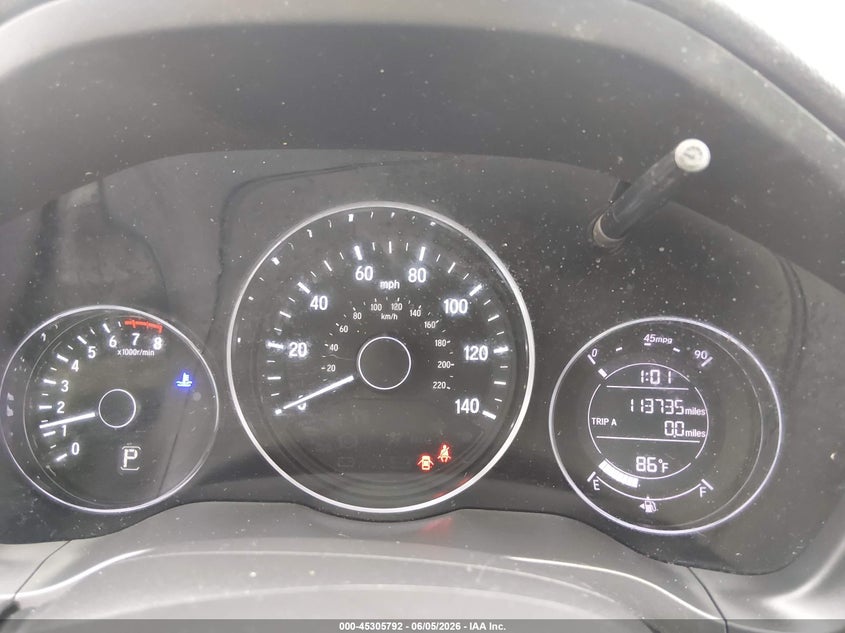 2019 Honda Hr-V Lx VIN: 3CZRU5H32KG716222 Lot: 45305792
