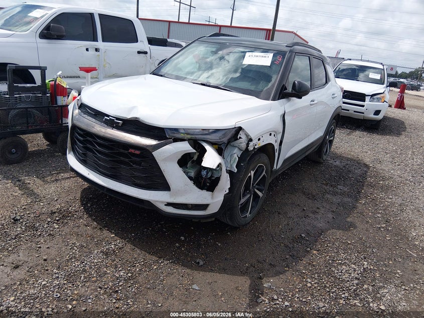 Vin: kl79mtsl8pb097254, lot: 45803666, chevrolet trailblazer fwd rs 20232
