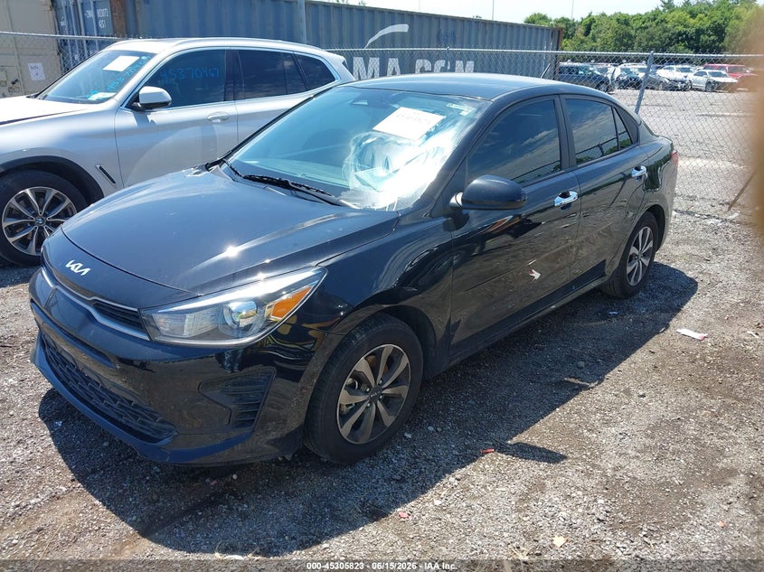 Vin: 3kpa24ad5ne459367, lot: 45803686, kia rio s 20222