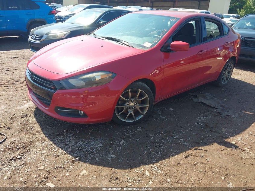 Vin: 1c3cdfbb6ed927558, lot: 45803694, dodge dart sxt 20142