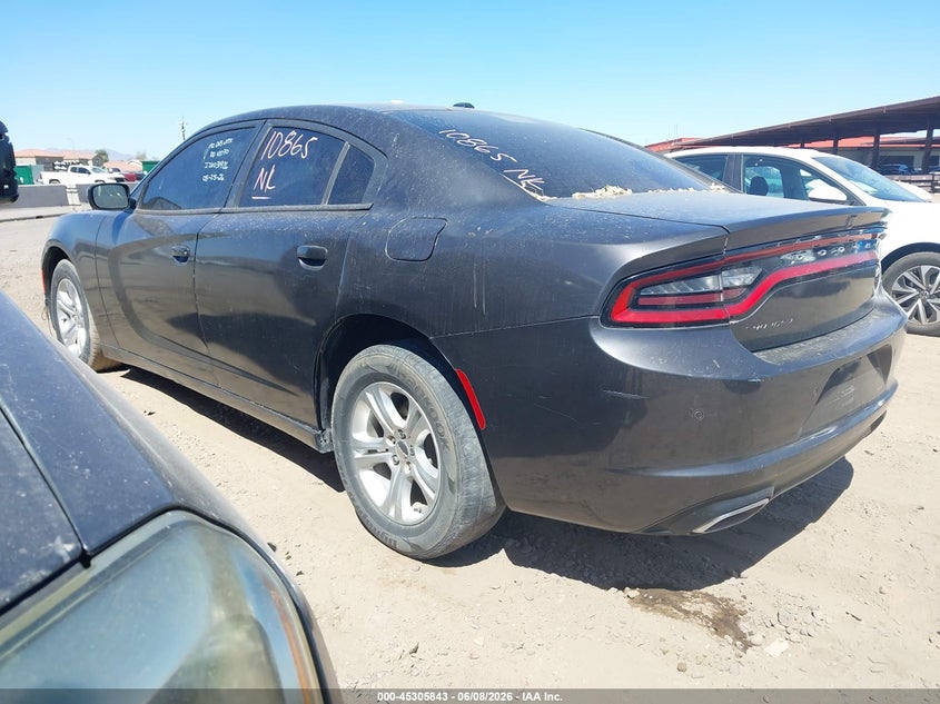 Vin: 2c3cdxbgxkh699239, lot: 45803706, dodge charger sxt rwd 20193