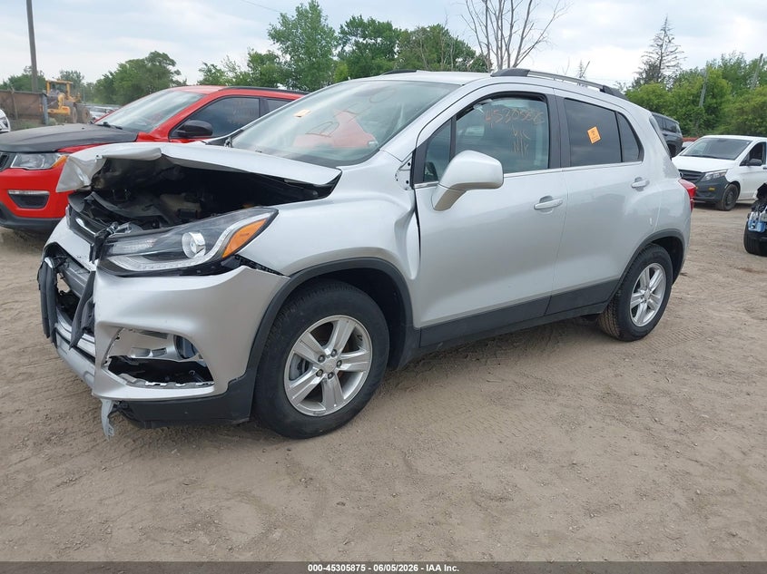 Vin: 3gncjlsb7kl343086, lot: 45803738, chevrolet trax lt 20192