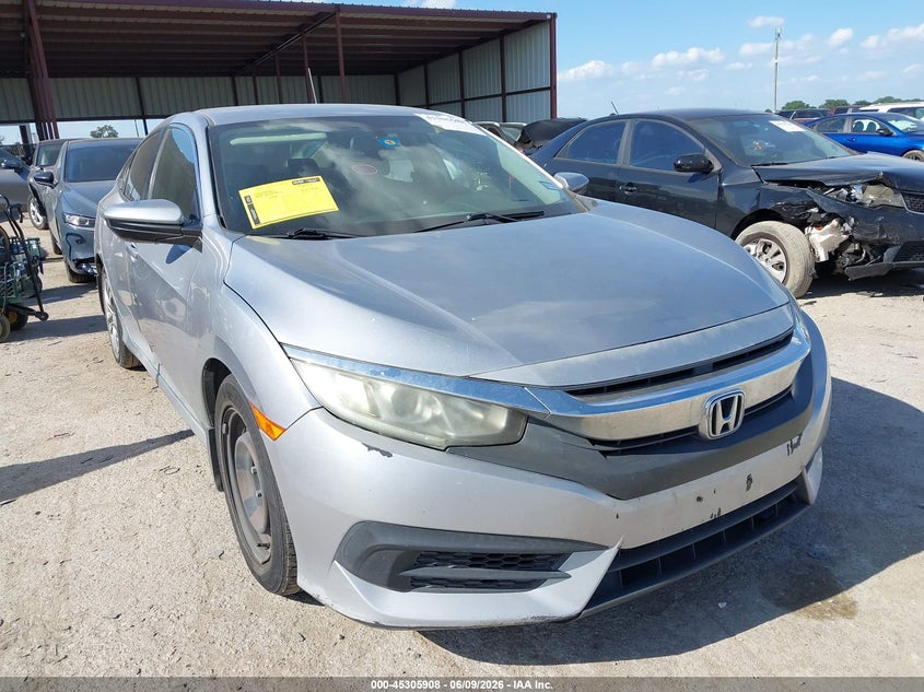 Vin: 19xfc2f54ge046545, lot: 45803771, honda civic lx 2016 img_1