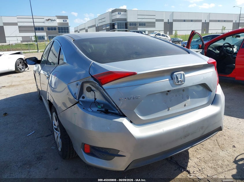 Vin: 19xfc2f54ge046545, lot: 45803771, honda civic lx 20163