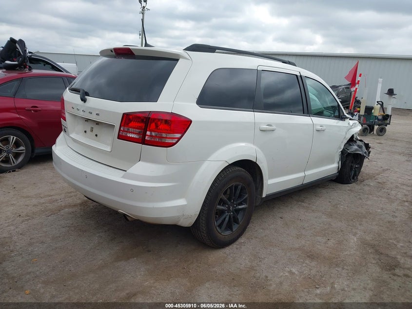 Vin: 3c4pdcab8lt269343, lot: 45803773, dodge journey se value 20204