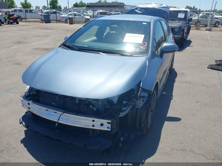 Vin: jtdbcmfe1s3092084, lot: 45803777, toyota corolla hybrid se 20252