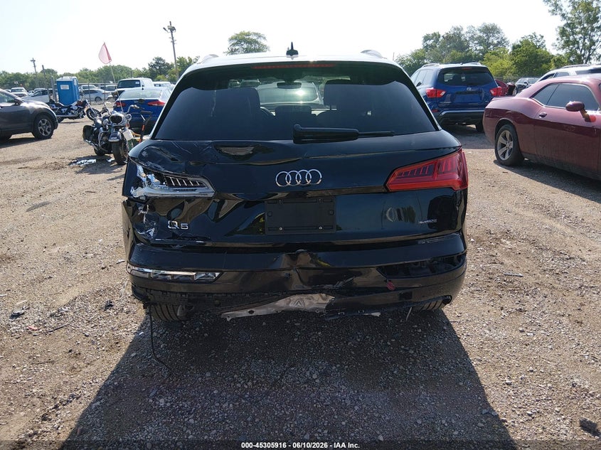 2020 Audi Q5 Premium 45 Tfsi Quattro S Tronic VIN: WA1ANAFY5L2057290 Lot: 45305916