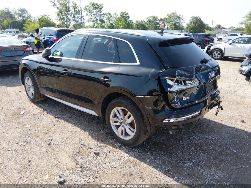 Vin: wa1amnafy5l205729, lot: 45803780, audi q5 20203