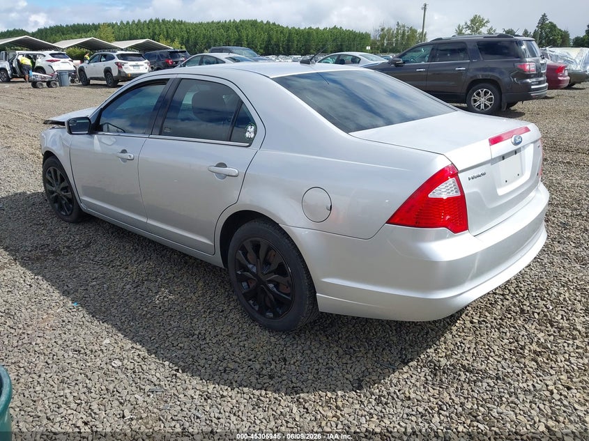 Vin: 3fahp0ha1br256846, lot: 45803808, ford fusion se 20113