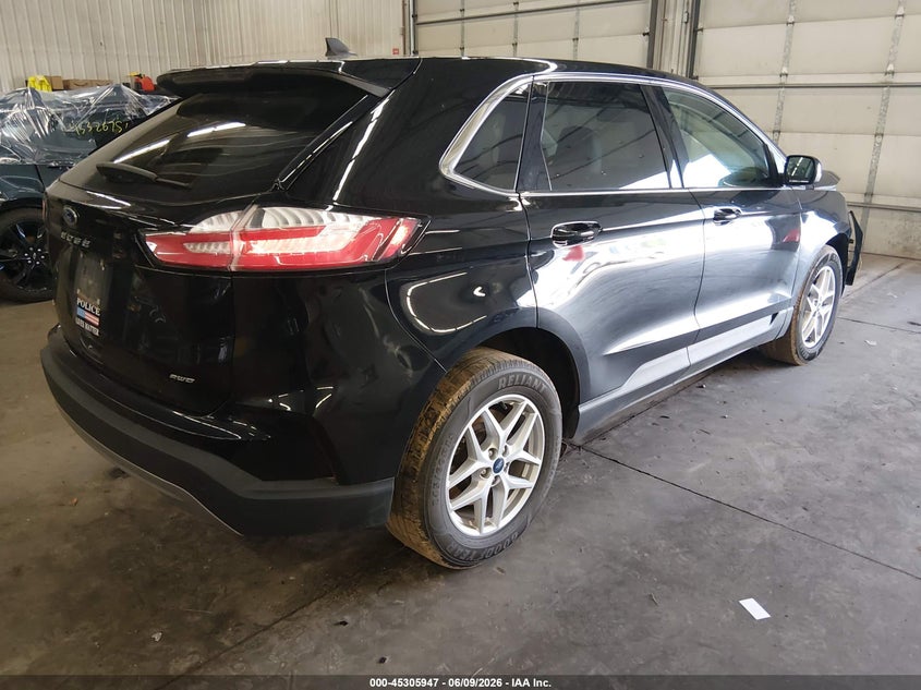 Vin: 2fmpk4j91mba31576, lot: 45803810, ford edge sel 20214