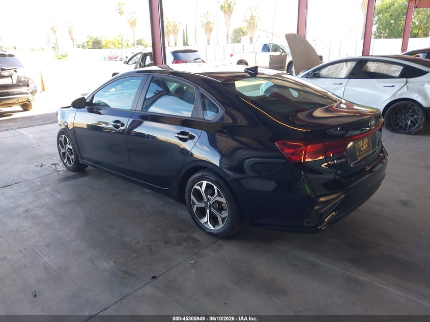 2021 KIA FORTE SEDAN 2.0L I-4 DOHC, VVT, 147HP
