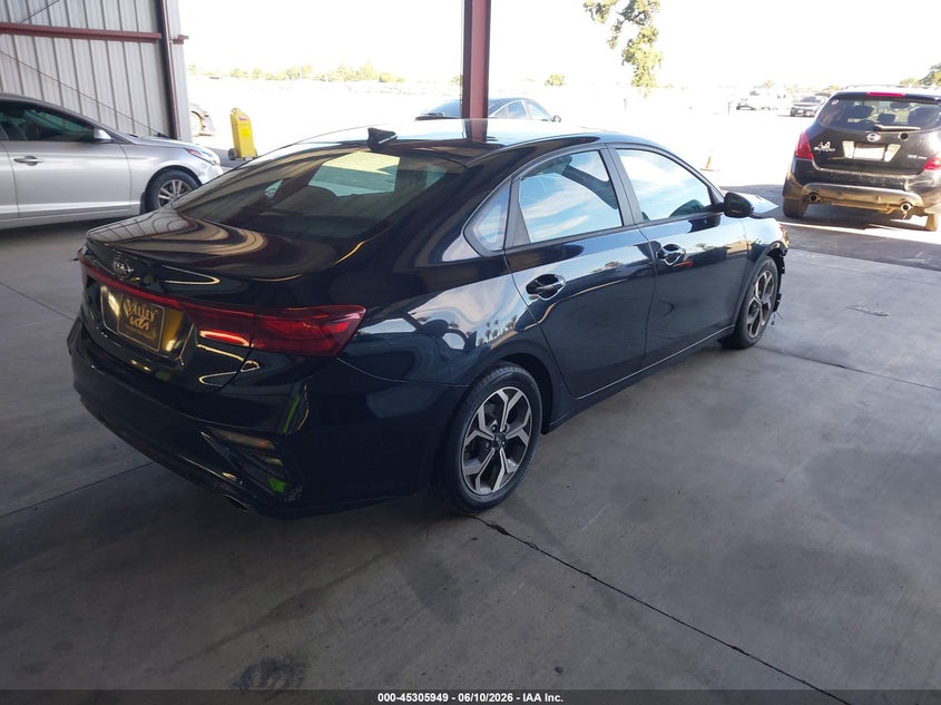2021 KIA FORTE SEDAN 2.0L I-4 DOHC, VVT, 147HP