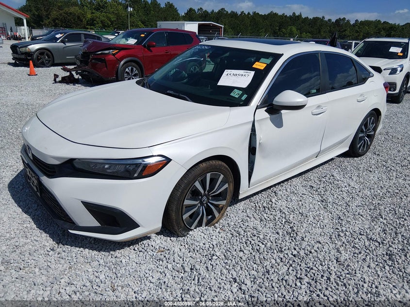 2022 HONDA CIVIC 1.5L I-4 DI, DOHC, V(VIN: JHMFE1F76NX002550