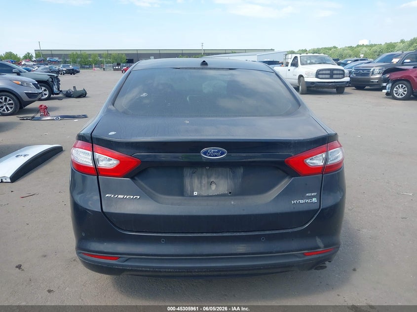 2015 Ford Fusion 2.0 Hybrid Se black Lot 111045305961 Vin 3FA6P0LU9FR149378